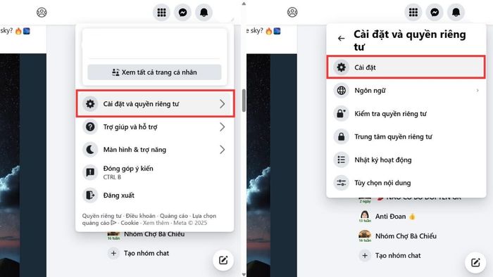 Hướng dẫn sao lưu tin nhắn Messenger trên máy tính - bước 1