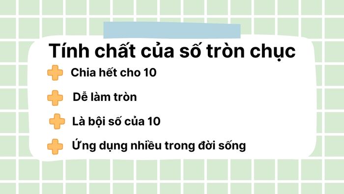 khái niệm số tròn chục