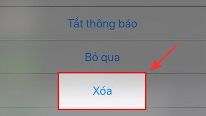 Hướng dẫn xóa lịch sử cuộc gọi trên Messenger cho iPhone - bước 3