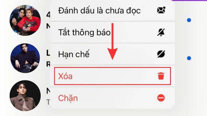 Hướng dẫn xóa lịch sử cuộc gọi trên Messenger cho iPhone - bước 2