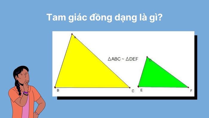 Các tiêu chí để xác định tam giác đồng dạng