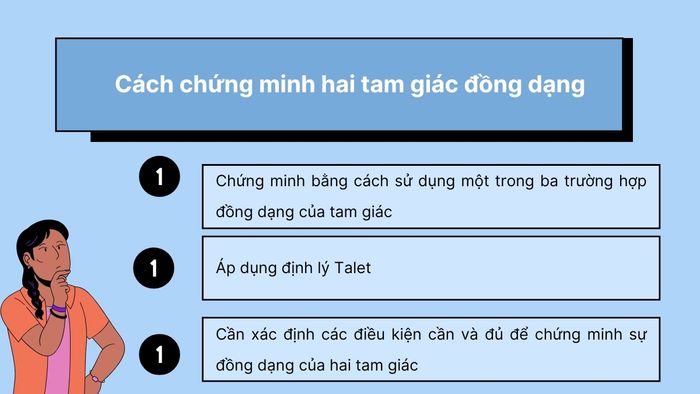 Ba trường hợp đồng dạng của tam giác