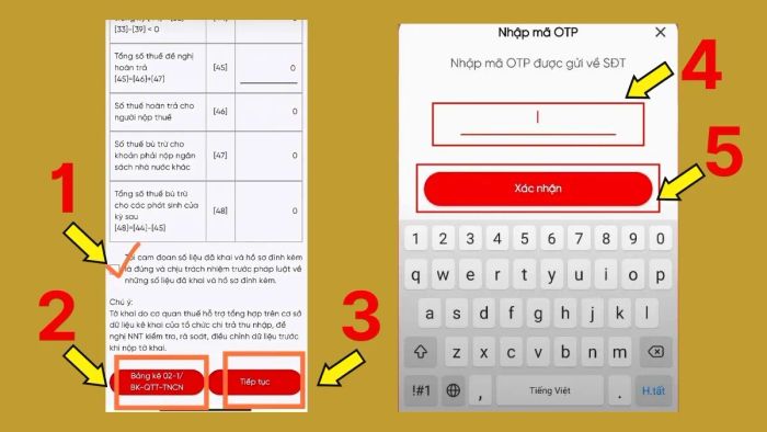 Hướng dẫn thực hiện hoàn thuế TNCN qua eTax Mobile – bước 4