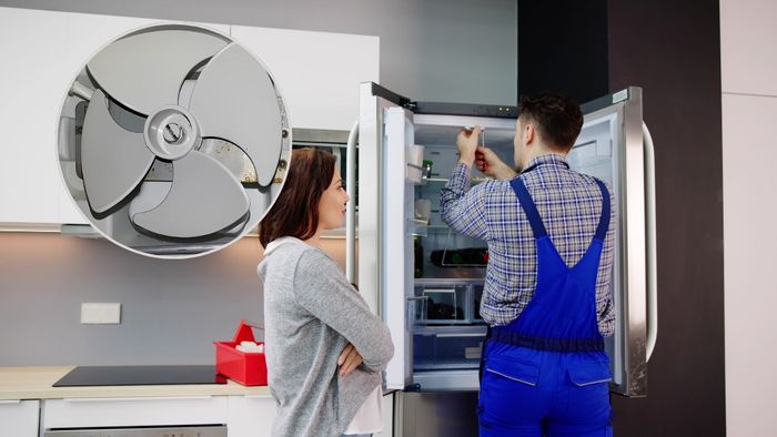 Khắc phục tiếng ồn tủ lạnh bằng cách thay mới cánh quạt
