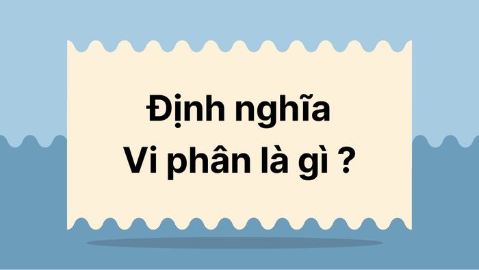 vi phân là gì