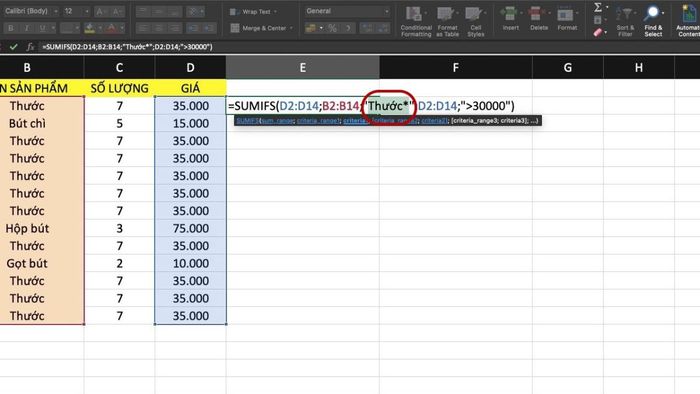 Cách tính tổng các mã giống nhau trong Excel và lưu ý quan trọng 1