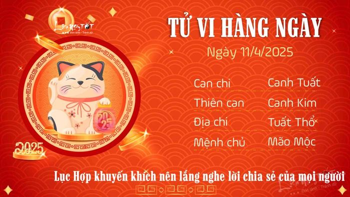 Tu vi hang ngay 11/4/2025 cua 12 con giap - Mao