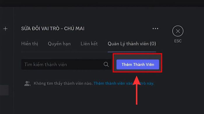 Hướng dẫn phân vai trên Discord bằng máy tính - bước 3