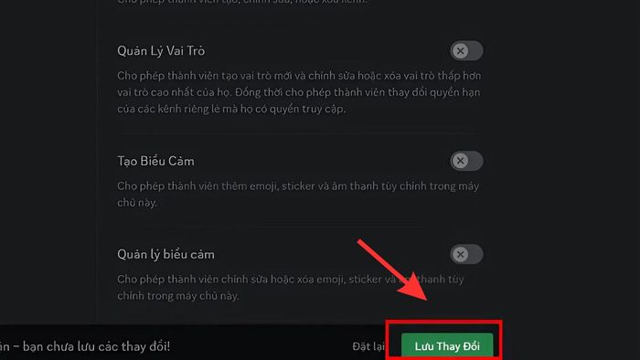 Hướng dẫn tạo role trong Discord trên máy tính - bước 5