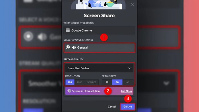 Hướng dẫn live Netflix trên Discord - bước 4 rõ ràng