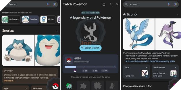 Google hợp tác cùng Pokémon, mở ra cơ hội trải nghiệm “Huấn Luyện Bửu Bối Thần Kì” ngay trên Google Search 2.
