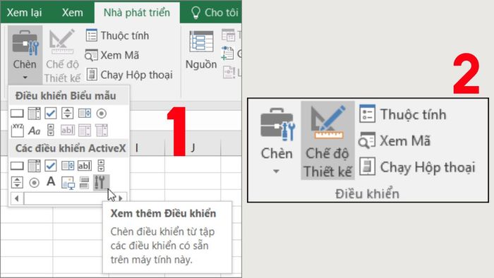 Hướng dẫn tạo nút chọn ngày trong Excel bước 3