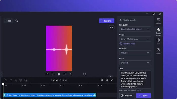 Những tiện ích của Microsoft Clipchamp