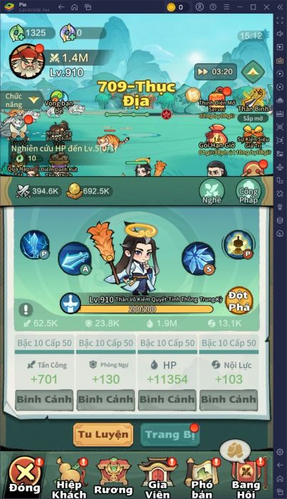 Những chiến thuật và mẹo chơi hay dành cho game thủ khi trải nghiệm Tông Sư Mạnh Nhất trên PC với BlueStacks