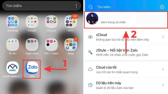 Hướng dẫn xóa nhạc nền trên trang cá nhân Zalo - bước 1