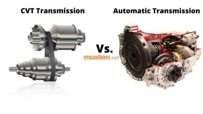 So sánh hộp số CVT và hộp số AT