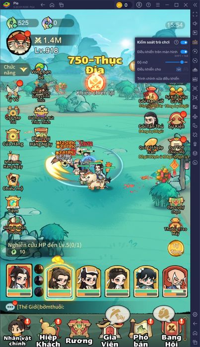 Chơi nhiều tài khoản đồng thời trong Tông Sư Mạnh Nhất trên PC với BlueStacks