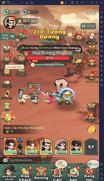 Khám phá con đường trở thành minh chủ võ lâm khi tham gia Tông Sư Mạnh Nhất trên PC cùng BlueStacks