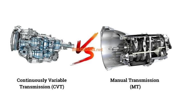 So sánh giữa hộp số CVT và hộp số MT