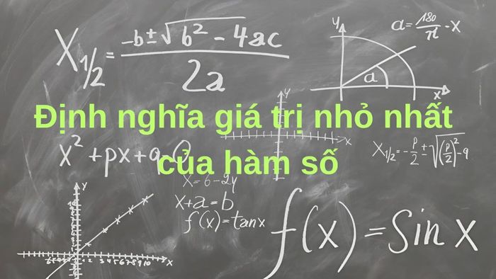 phương pháp tìm giá trị nhỏ nhất