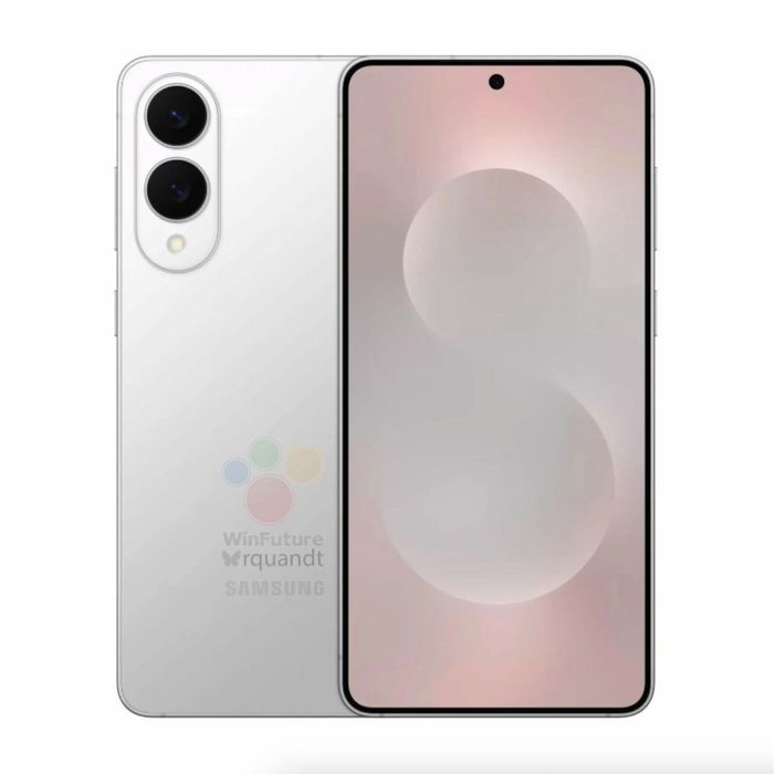 Ảnh render Samsung Galaxy S25 Edge Titanium Silver