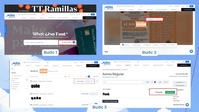 Hướng dẫn tìm font chữ qua hình ảnh trên website WhatTheFont
