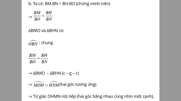 Các bài tập chứng minh tứ giác nội tiếp