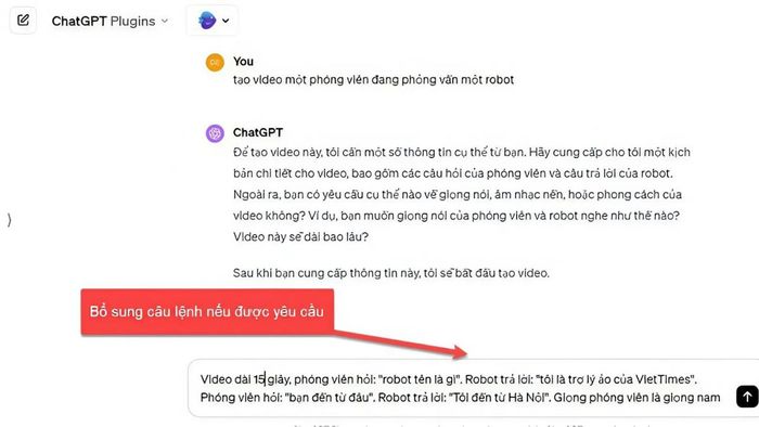 Hướng dẫn cách sử dụng  để tạo video - Bước 6