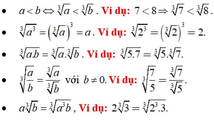 Hằng đẳng thức căn bậc 3