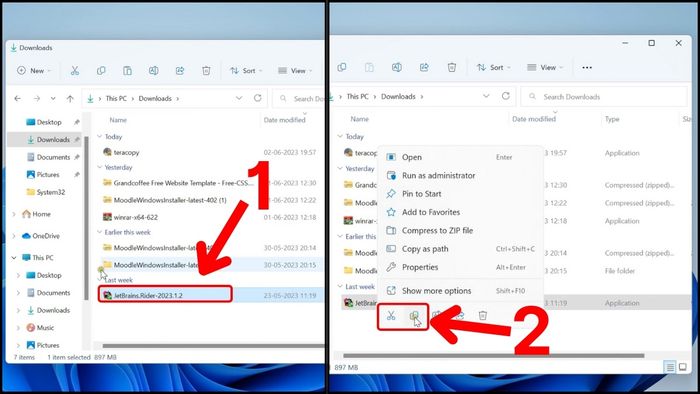 Hướng dẫn sao chép và di chuyển dữ liệu với TeraCopy - Bước 1