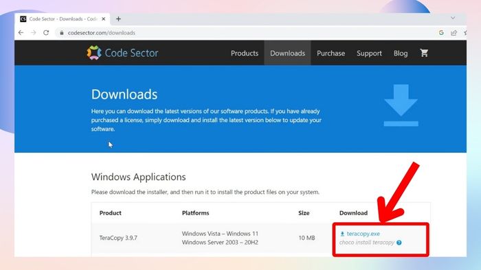 Hướng dẫn tải và cài đặt phần mềm TeraCopy - Bước 1