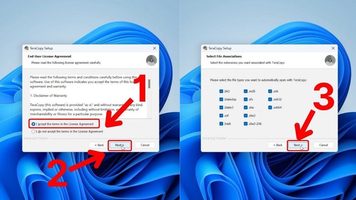 Hướng dẫn tải và cài đặt phần mềm TeraCopy - Bước 2