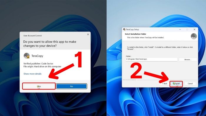 Hướng dẫn tải và cài đặt phần mềm TeraCopy - Bước 3