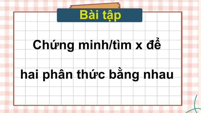 bài tập về phân thức đại số