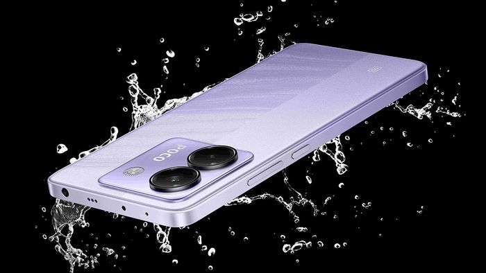 POCO M7 Pro có thiết kế chắc chắn và bền bỉ, đảm bảo độ bền cao