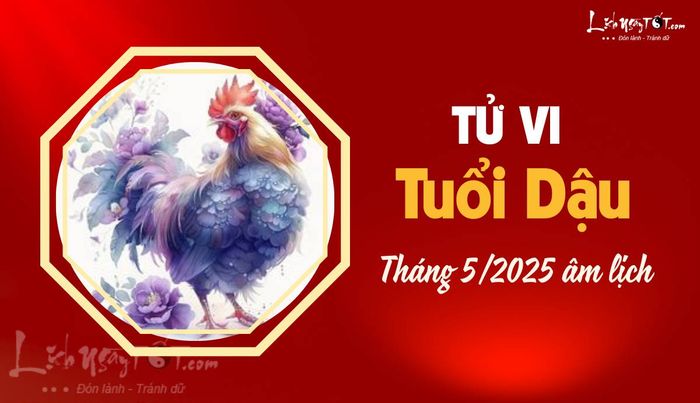 Tử vi tháng 5/2025 của tuổi Dậu âm lịch