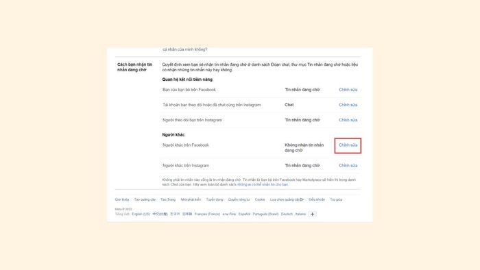 Cách chặn tin nhắn từ người lạ trên Messenger trên máy tính - bước 3