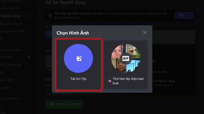 Hướng dẫn thay đổi ảnh đại diện Discord trên laptop, PC - bước 4