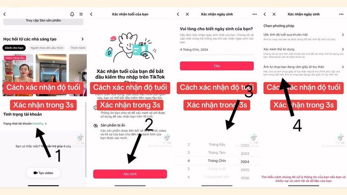 Hướng dẫn chi tiết cách xác minh độ tuổi trên TikTok Shop