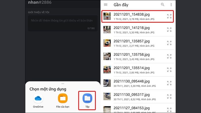 Hướng dẫn thay đổi ảnh đại diện Discord trên điện thoại - bước 3