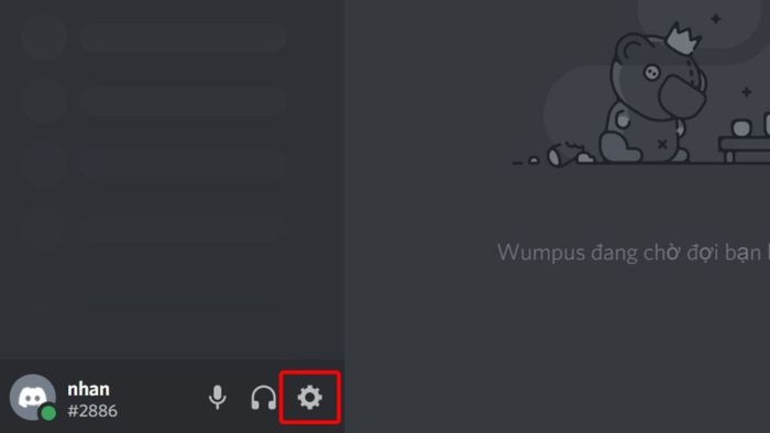 Hướng dẫn thay đổi ảnh đại diện Discord trên laptop, PC - bước 1