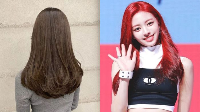 Tóc ngang bầu dài giữa lưng nhẹ nhàng và duyên dáng
