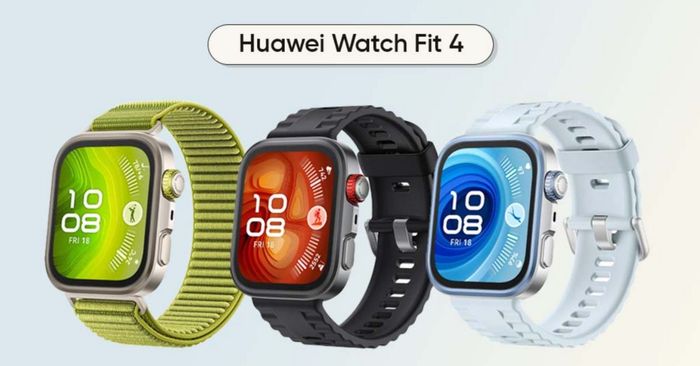 Huawei Watch Fit 4 và Watch Fit 4 Pro sắp trình làng