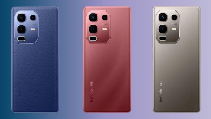 Infinix Note 50s 5G Plus sẽ được tung ra với ba phiên bản màu sắc khác nhau