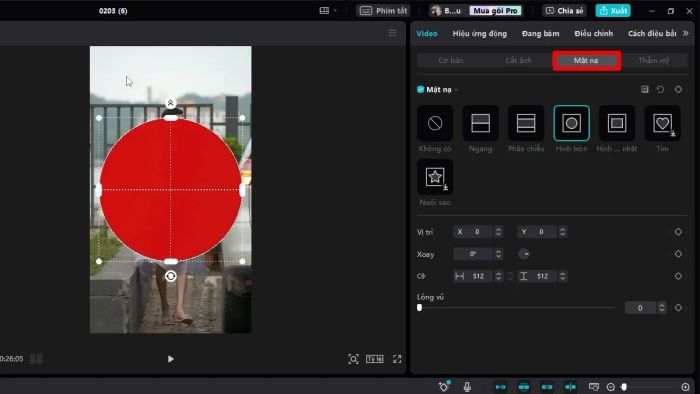 Tận dụng công cụ mặt nạ để tạo hiệu ứng đặc biệt cho video
