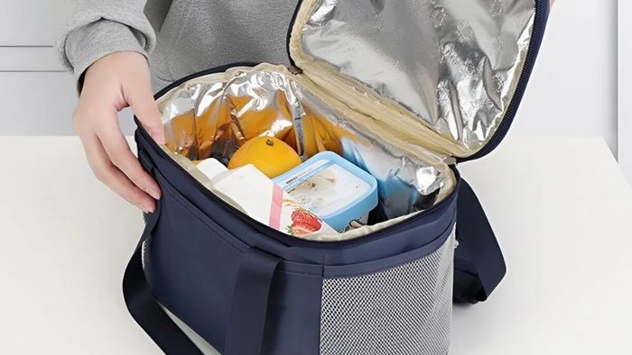 Sử dụng túi giữ nhiệt để bảo vệ thực phẩm khi xả đá tủ lạnh