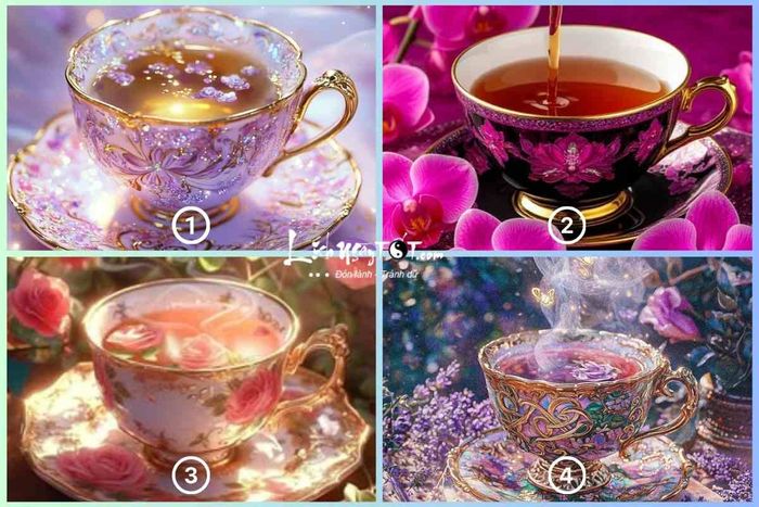 Trắc nghiệm vận may qua tách trà