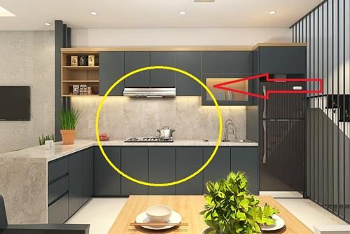 Các vị trí đặt bếp và kê giường cần tránh do đại kỵ