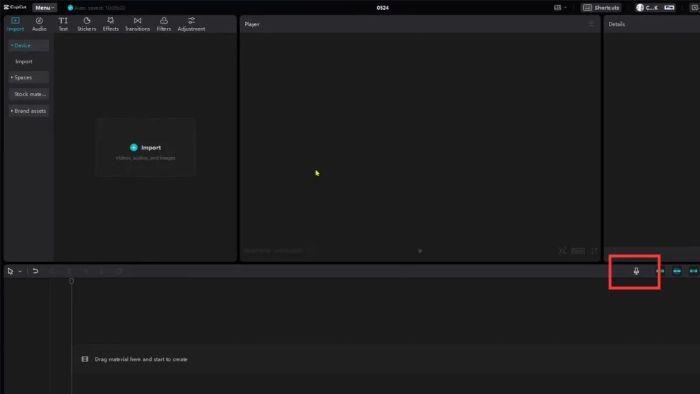 Hướng dẫn chi tiết cách ghi âm trên CapCut PC