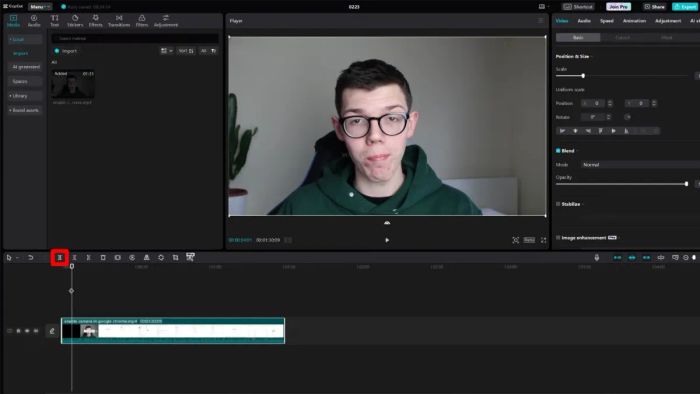 Cách nhân đôi video trên Capcut PC, chi tiết từng bước